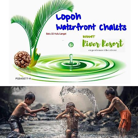 Villa Lopoh Waterfront Budget Chalets Hulu Langat Exterior foto